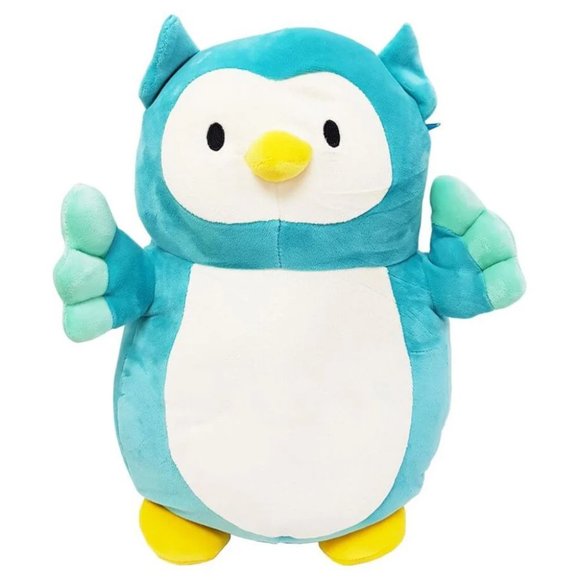 Squishmallows Hug Mee Collection Teal Winston the Owl 🦉Rare ✨️ - Picture 1 of 5
